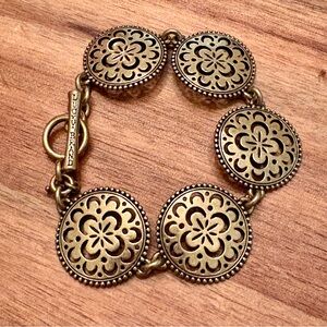 Lucky Brand | Latticework Medallion Bracelet |
